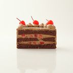 丸写真ケーキチョコレート チェリー×キラキラ 3号(1~2名様向け) 4