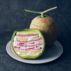 数量限定！バラのまるごとメロンケーキpremium【E.F.lab×ATELIER KATO×Cake.jp】 3