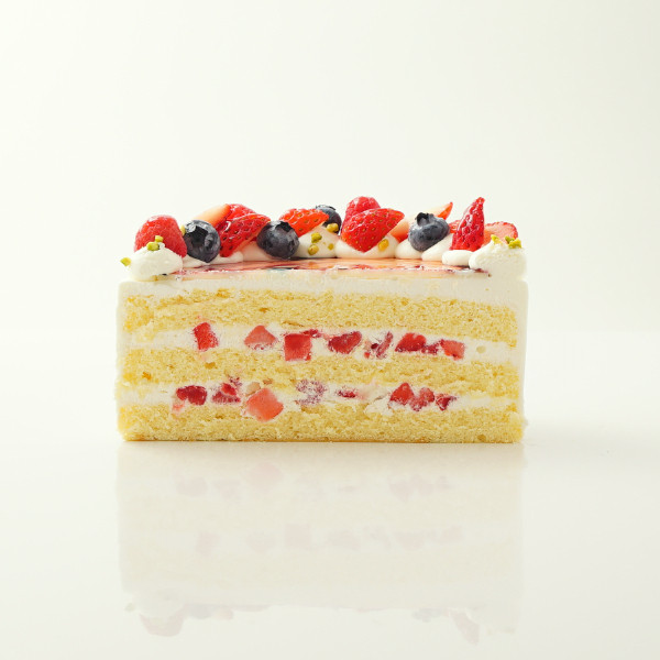 丸写真ケーキ 苺×フランボワーズ 5号(5~6名様向け)（Cake.jp ORIGINAL