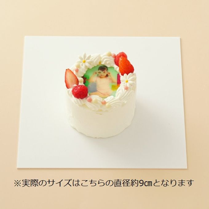 丸写真ケーキチョコレート 苺×パール 3号(1~2名様向け) 2