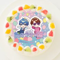 【あかさかの箱】丸型写真ケーキ 5号 15cm