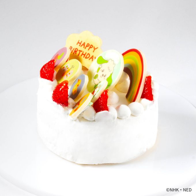 【いないいないばあっ！】 ファーストバースデーケーキ≪4号≫ 3