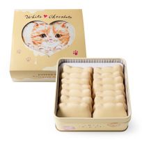 こねこのこねこねクッキー缶 WHITE CHOCOLATE  