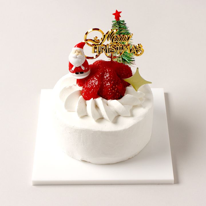 クリスマスイチゴ生デコレーションケーキ 4号 12cm