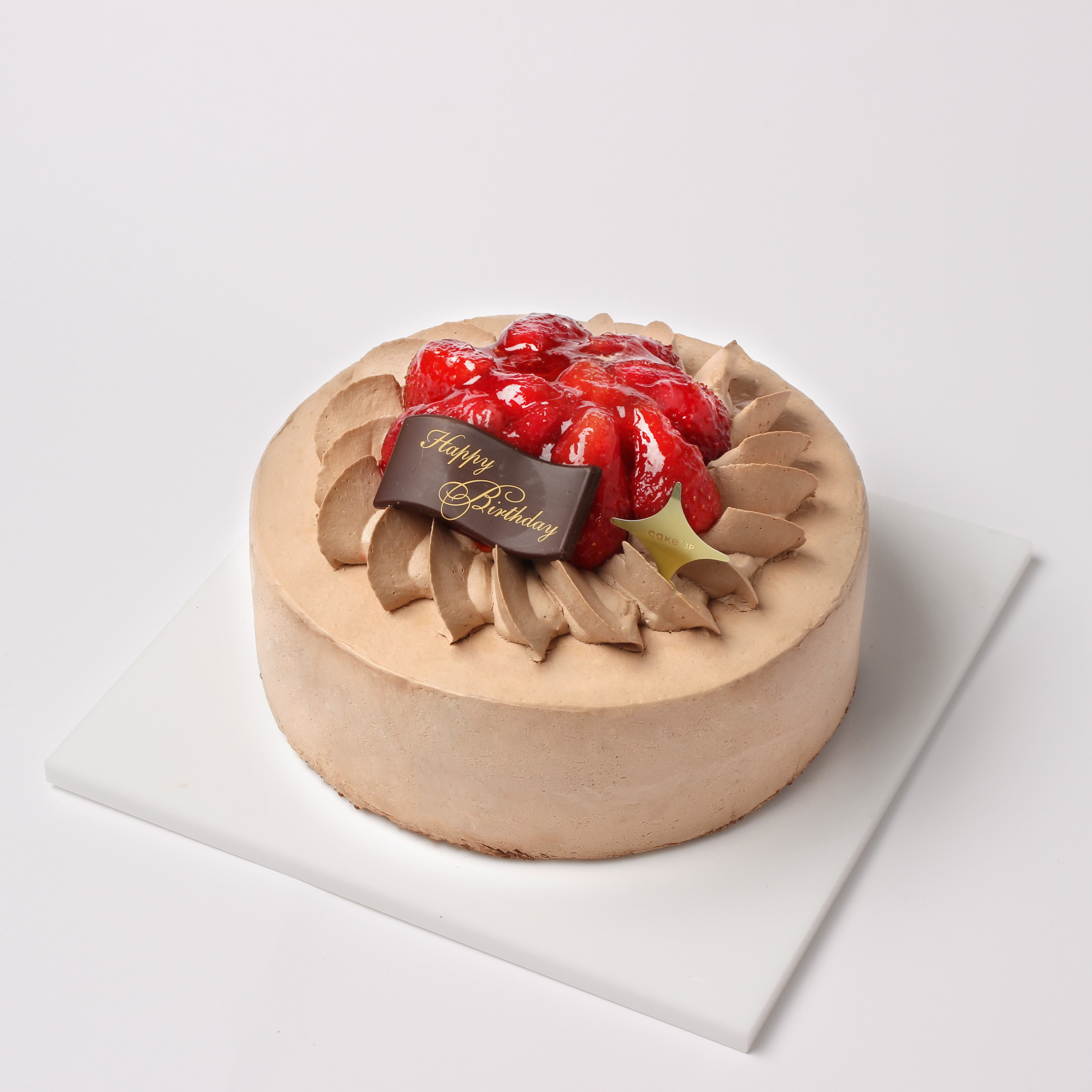 生チョコイチゴデコレーションケーキ 6号 18cm（株式会社DADACA