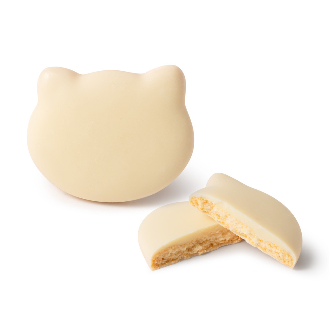 こねこのこねこねクッキー缶 WHITE CHOCOLATE （CACAOCAT） | Cake.jp