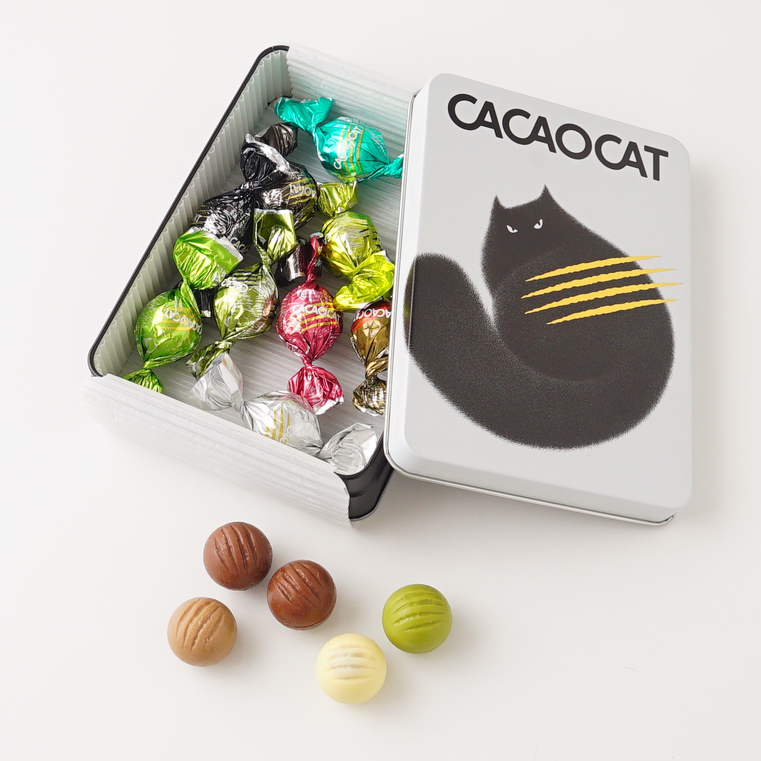 【CACAOCAT】 CACAOCAT缶 ミックス 14個入り WHITE 1