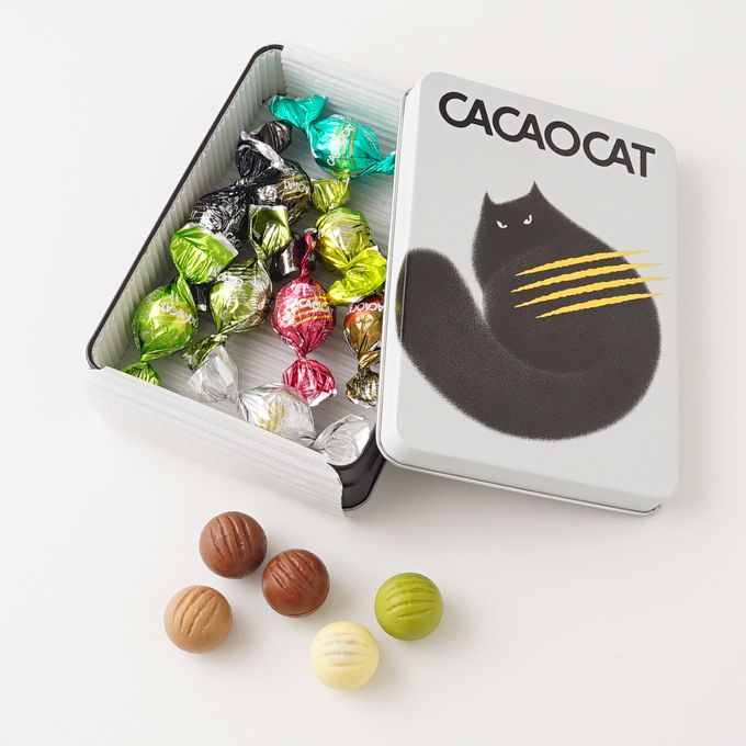 【CACAOCAT】 CACAOCAT缶 ミックス 14個入り WHITE   1