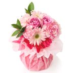そのまま飾れる 花束ブーケ(ピンク) Sサイズ  1