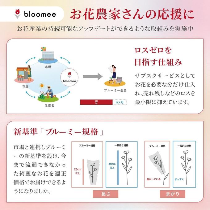 【bloomee】気軽に送れるミニブーケ(ネコポス便でお届け) 5