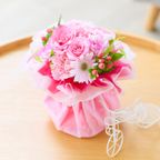 【宿泊施設にお届け】そのまま飾れる 花束ブーケ(ピンク) Sサイズ 1