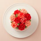 カーネーションケーキ 4号 12cm《Cake.jp限定》 母の日2026 4