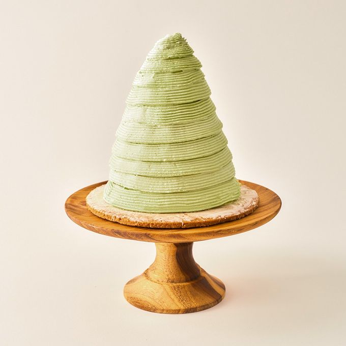 ピスタチオショコラのクリスマスツリーケーキ クリスマスケーキ2025 4