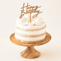 【グルテンフリー】Fluer / フルール 豆乳クリームのファーストバースデーケーキ 4号 12cm ケーキトッパー付き