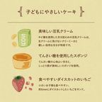 【卵不使用】Kumash / クマッシュ 豆乳クリームのスマッシュケーキ 4号 12cm 4