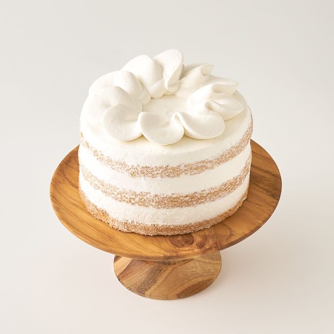 【グルテンフリー】フルール 豆乳クリームのファーストバースデーケーキ 4号 12cm ケーキトッパー付き 2