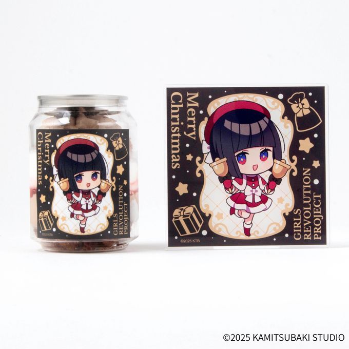 『少女革命計画』硝子宮 アクリルコースター付きケーキ缶（ダブルチョコレート味） 1