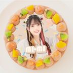 【ボンボンTV】みーみ 丸型写真チョコレートケーキ 3号 9cm 1