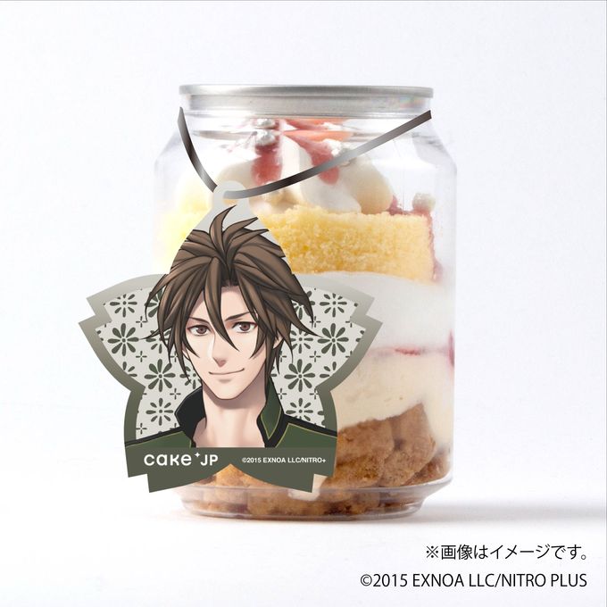 「刀剣乱舞ONLINE」 御手杵 タグ付きケーキ缶（イチゴカスタード） 1