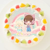 【TAMAchan】丸型写真ケーキ 4号 12cm