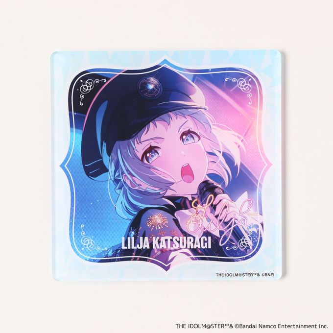 【学園アイドルマスター】葛城リーリヤ ケーキ缶 アクリルコースター付き 3