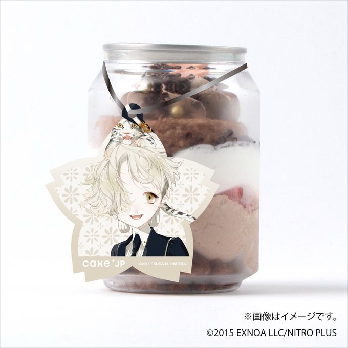 「刀剣乱舞ONLINE」 五虎退 タグ付きケーキ缶（ダブルチョコレート） 1