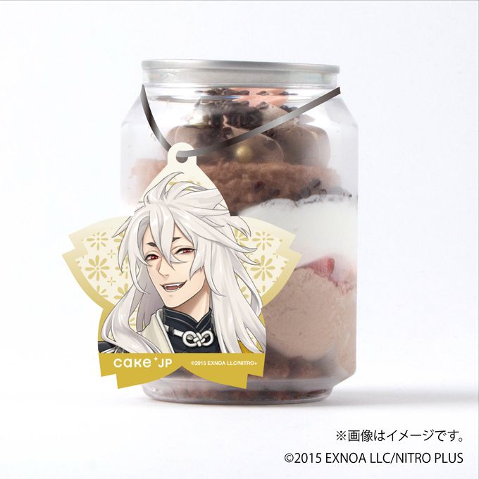 「刀剣乱舞ONLINE」 小狐丸 タグ付きケーキ缶（ダブルチョコレート） 1