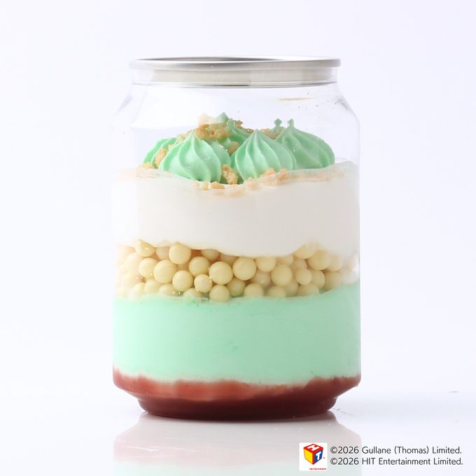 【スプーン付き】『きかんしゃトーマス』ケーキ缶（パーシー） 2