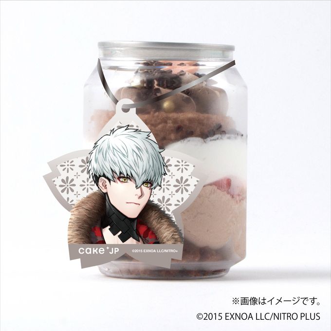 「刀剣乱舞ONLINE」 大千鳥十文字槍 タグ付きケーキ缶（ダブルチョコレート） 1