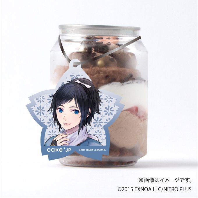 「刀剣乱舞ONLINE」 大和守安定 タグ付きケーキ缶（ダブルチョコレート） 1