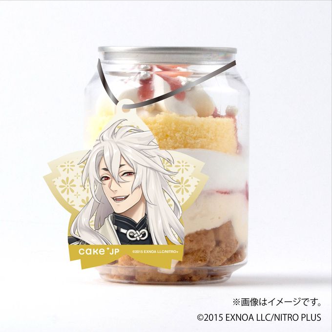 「刀剣乱舞ONLINE」 小狐丸 タグ付きケーキ缶（イチゴカスタード） 1