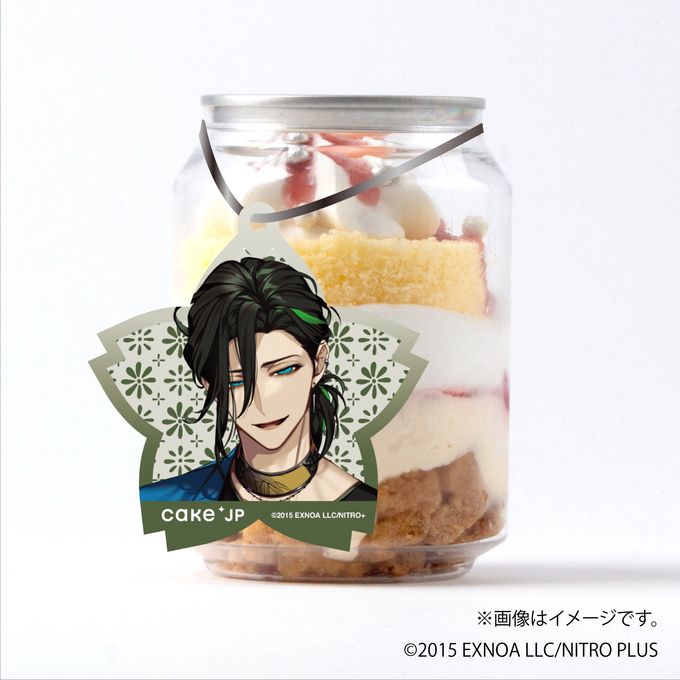 「刀剣乱舞ONLINE」 笹貫 タグ付きケーキ缶（イチゴカスタード） 1