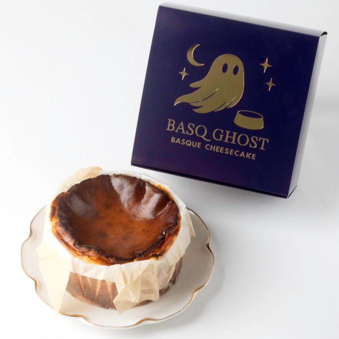 【父の日ギフト】濃厚バスクチーズケーキ 「BASQ GHOST」 4号（12㎝）｜香ばしさととろける幻のくちどけ 8