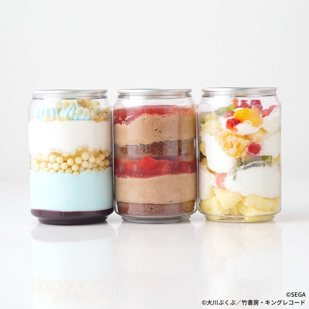 ポプテガゴトク誕生日記念ケーキ缶（桐生一馬＆ポプ子） 6