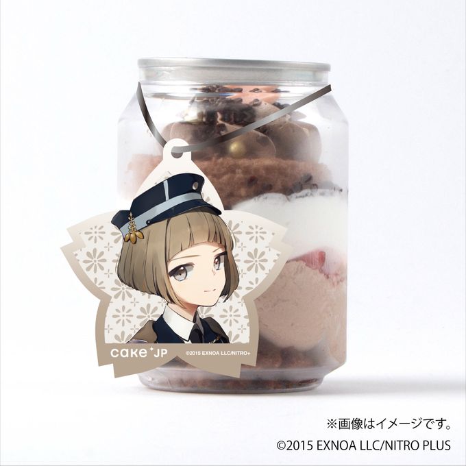 「刀剣乱舞ONLINE」 前田藤四郎 タグ付きケーキ缶（ダブルチョコレート） 1