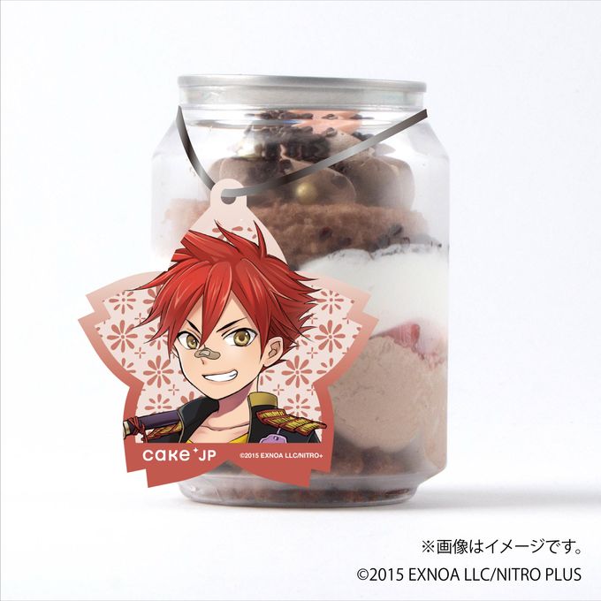 「刀剣乱舞ONLINE」 愛染国俊 タグ付きケーキ缶（ダブルチョコレート） 1