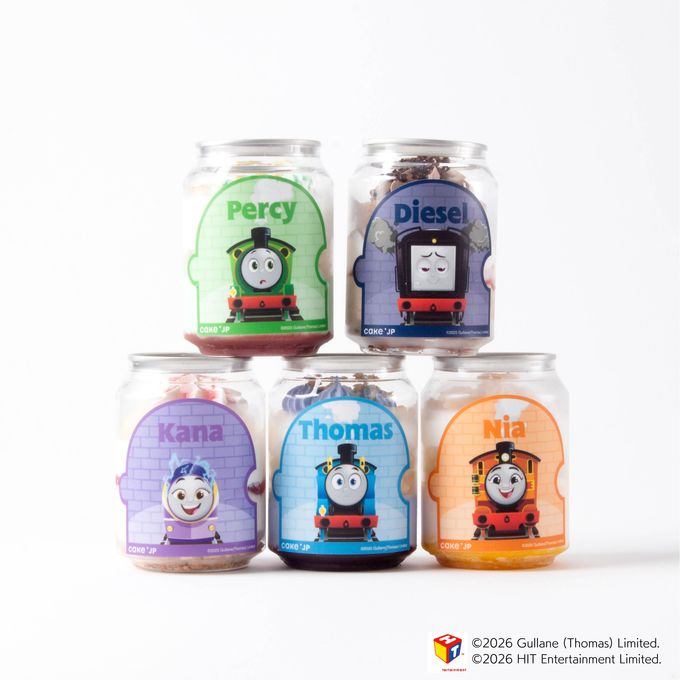 【スプーン付き】『きかんしゃトーマス』ケーキ缶（ニア） 5