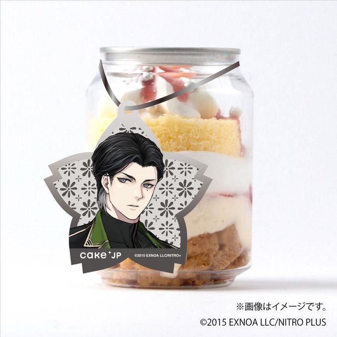 「刀剣乱舞ONLINE」 稲葉江 タグ付きケーキ缶（イチゴカスタード） 1