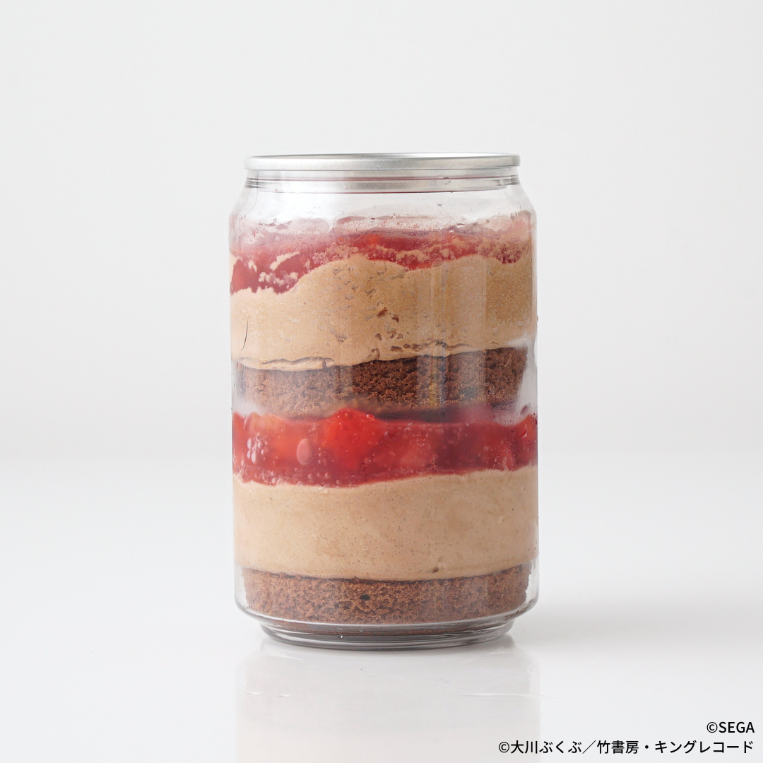 ポプテガゴトク誕生日記念缶ケーキ缶（真島吾朗＆ピピ美） 3