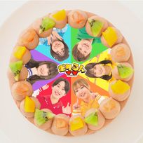 【ポケるんTV】丸型写真チョコレートケーキ 3号 9cm