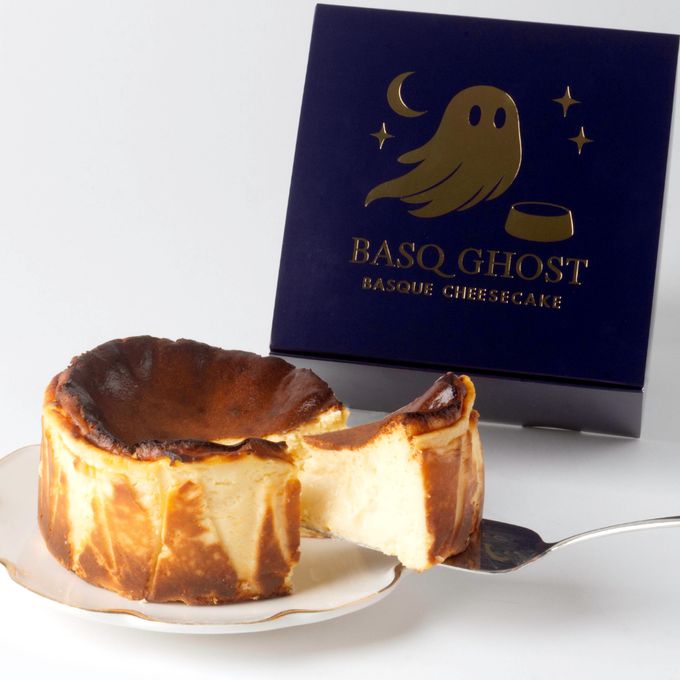 【父の日ギフト】濃厚バスクチーズケーキ 「BASQ GHOST」 4号（12㎝）｜香ばしさととろける幻のくちどけ 2