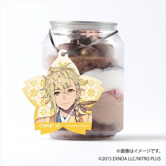 「刀剣乱舞ONLINE」 治金丸 タグ付きケーキ缶（ダブルチョコレート） 1
