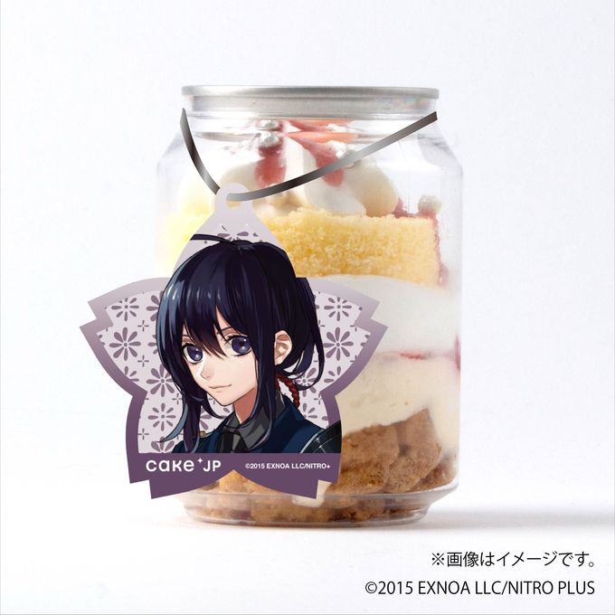 「刀剣乱舞ONLINE」 鯰尾藤四郎 タグ付きケーキ缶（イチゴカスタード） 1