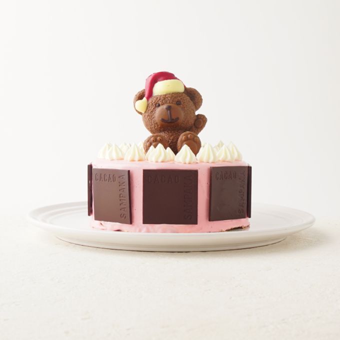 【CACAO SAMPAKA】クリスマス限定 スモールサンタベア エマ チョコレートケーキ  4