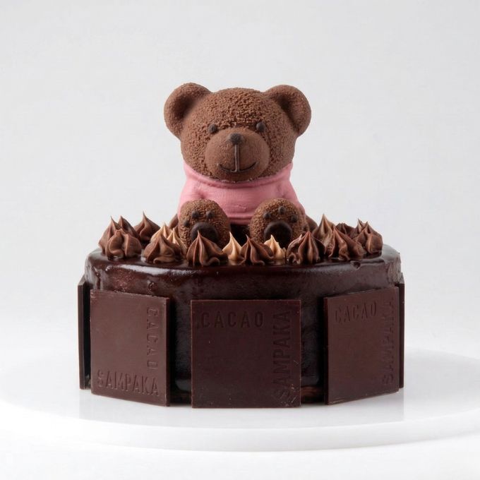 【CACAO SAMPAKA】フーディーベア レナ ケーキ  2