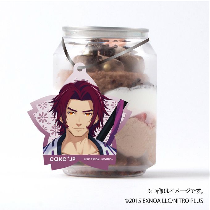 「刀剣乱舞ONLINE」 蜻蛉切 タグ付きケーキ缶（ダブルチョコレート） 1