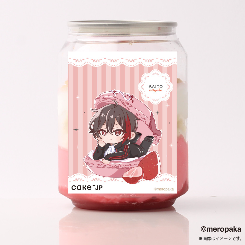 めろんぱーかー】KAITO ケーキ缶（いちご味）（Cake.jp ORIGINAL