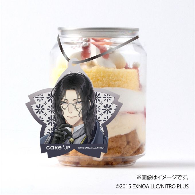 「刀剣乱舞ONLINE」 南海太郎朝尊 タグ付きケーキ缶（イチゴカスタード） 1