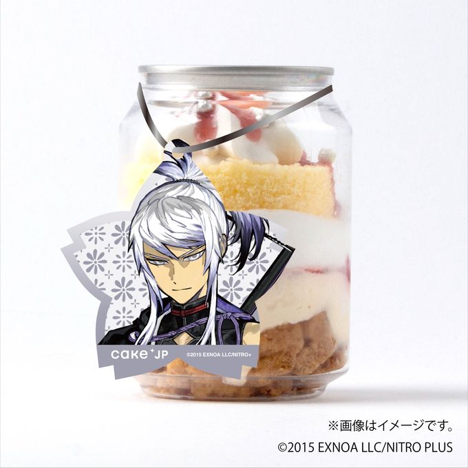 「刀剣乱舞ONLINE」 人間無骨 タグ付きケーキ缶（イチゴカスタード） 1