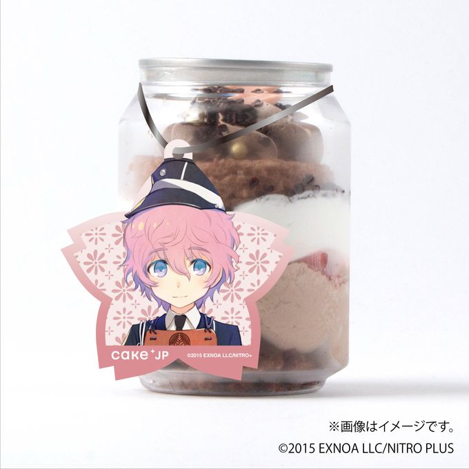 「刀剣乱舞ONLINE」 秋田藤四郎 タグ付きケーキ缶（ダブルチョコレート） 1